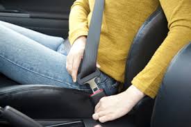 Seat belts in a vehicle (theory illustration)