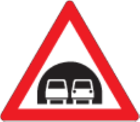 Warning: tunnel ahead (W319)