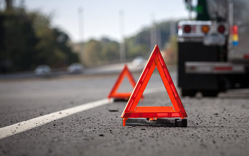 Image result for car warning triangle