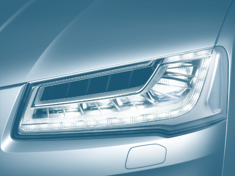 Dipped-beam headlamps (theory illustration)