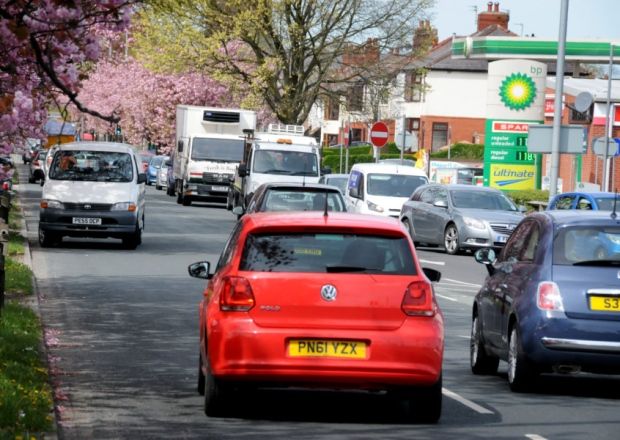 Image result for car blocking traffic
