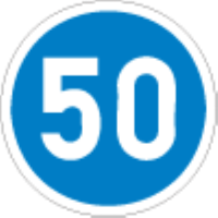 The slowest speed they may drive
