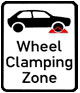 The fact that they will have their wheels clamped if they choose to park here