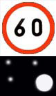 You may not travel over the speed of 60 km/h at night
