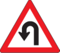 A hairpin bend ahead