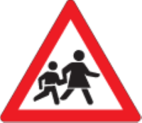 Children ahead