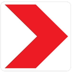 A sharp right turn