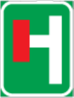 The road turning to the left ends ahead