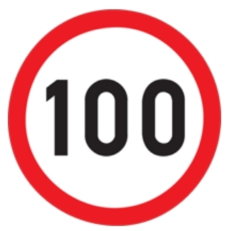 The maximum speed limit
