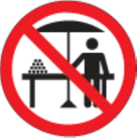 Hawkers are not allowed