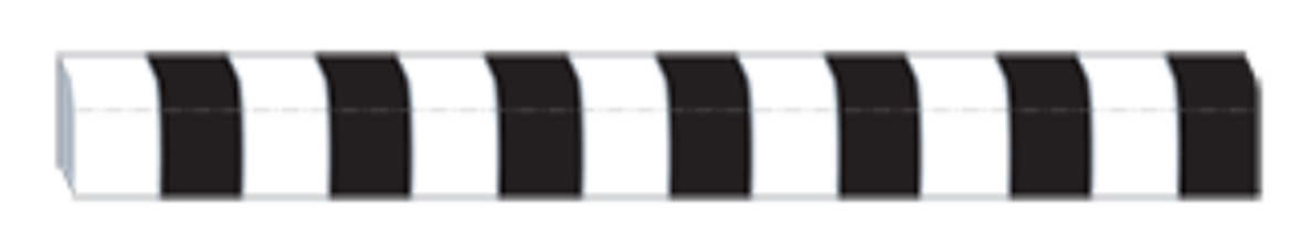 To indicate the presence of a raised sidewalk or island kerbing.